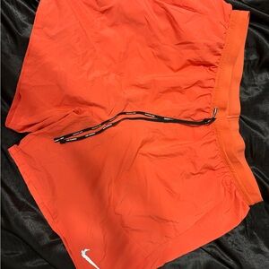 Nike Bright Orange Sports Shorts